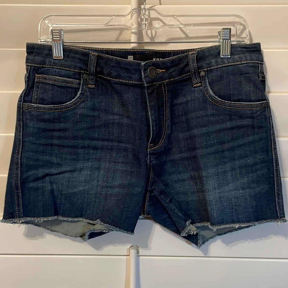 Kut from the Kloth Dark Denim Shorts in Brand New Condition